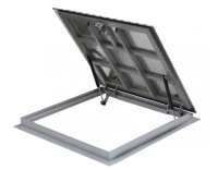 Квадратный уличный люк амо al 1100*1100 образец