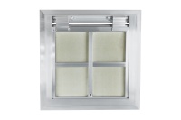 Люк в подвал Периметр 700х700п откидной алюминиевый